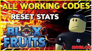 Reset Stats🔥ALL 24 WORKING CODES for BLOX FRUITS Roblox in May 2023🔥NEW  CODES in DESCRIPTION🔥 