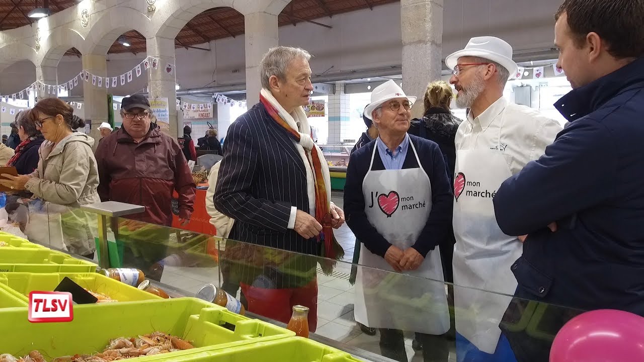 Jean-Luc Petitrenaud amoureux du marché de Luçon