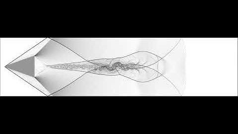 Supersonic flow over prism
