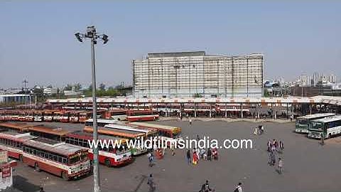 Anand Vihar Bus Terminal seems much less busy during these times of COVID-19