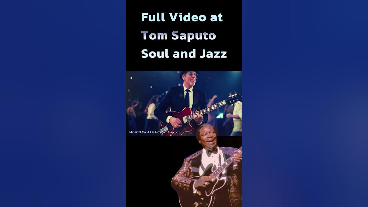 Midnight Can’t Let Go |  B B  King Style Blues – Guitar, Piano, Bass & Vocals by Tom Saputo #shorts