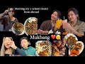 Meeting my friends from abroad mukbang