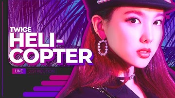 How Would TWICE Sing "Helicopter" (CLC) | Line Distribution (Color Coded)