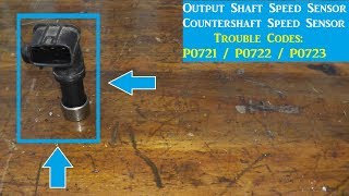 Output Shaft Speed Sensor Replacement P0721 / P0722 / P0723