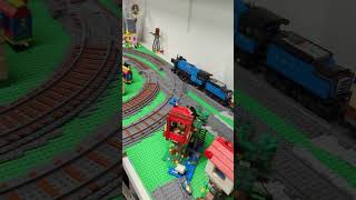 LEGO Trains Running, Sapphire Night and Long Passenger Train! #lego #legotrains #train