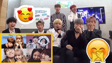 Bts reaction to ● Lizkook 🐰, Jirosé🌹, Jinsoo💗 ( Fan Made)