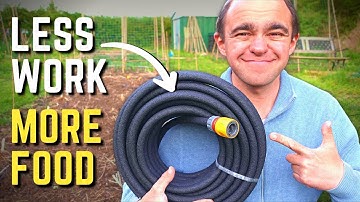 More Food, Healthier Plants, Less Work! Installing A Soaker Hose To Water Your Vegetable Garden