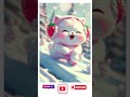 Cotton Candy Cloud Kitten – Kawaii Snowy Chaos