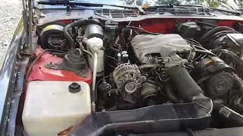 91 firebird 3.1 v6 idle air control problems