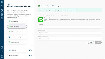 Qiscus Multichannel Platform 101 - Channels Integration Set Up