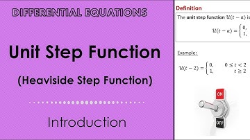 Unit Step Function (Heaviside Step Function)