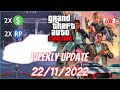 GTA Online - Weekly Update -  22/11/2022 - Live