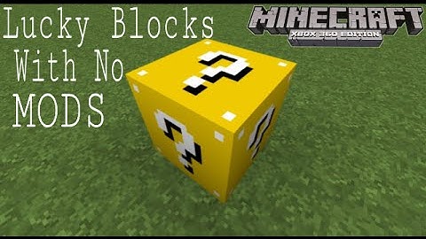 Minecraft Xbox 360  (Lucky Blocks) No mods |Showcase and Tutorial|