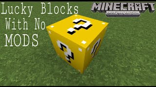Minecraft Xbox 360  (Lucky Blocks) No mods |Showcase and Tutorial|
