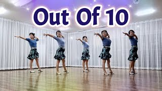 Out Of 10 Line Dance (High Beginner)/Titi Kasese (INA)- September 2023