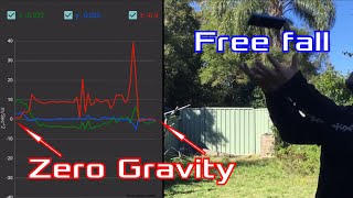 How to detect & measure gravity with an accelerometer app screenshot 3