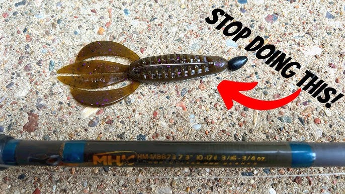Top 5 Ways To Rig A Soft Plastic Craw!!