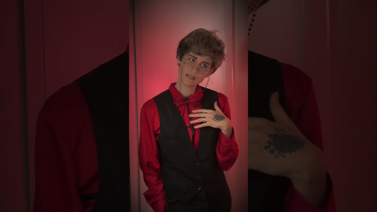 Je fais enfin Alastor cosplay en version humain ! #hazbinhotel #cosplay