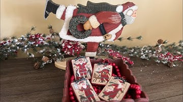 FlossTube 83: Splish Splash LOTS of stash, 12 finishes, Christmas pics from Country Sampler open hou