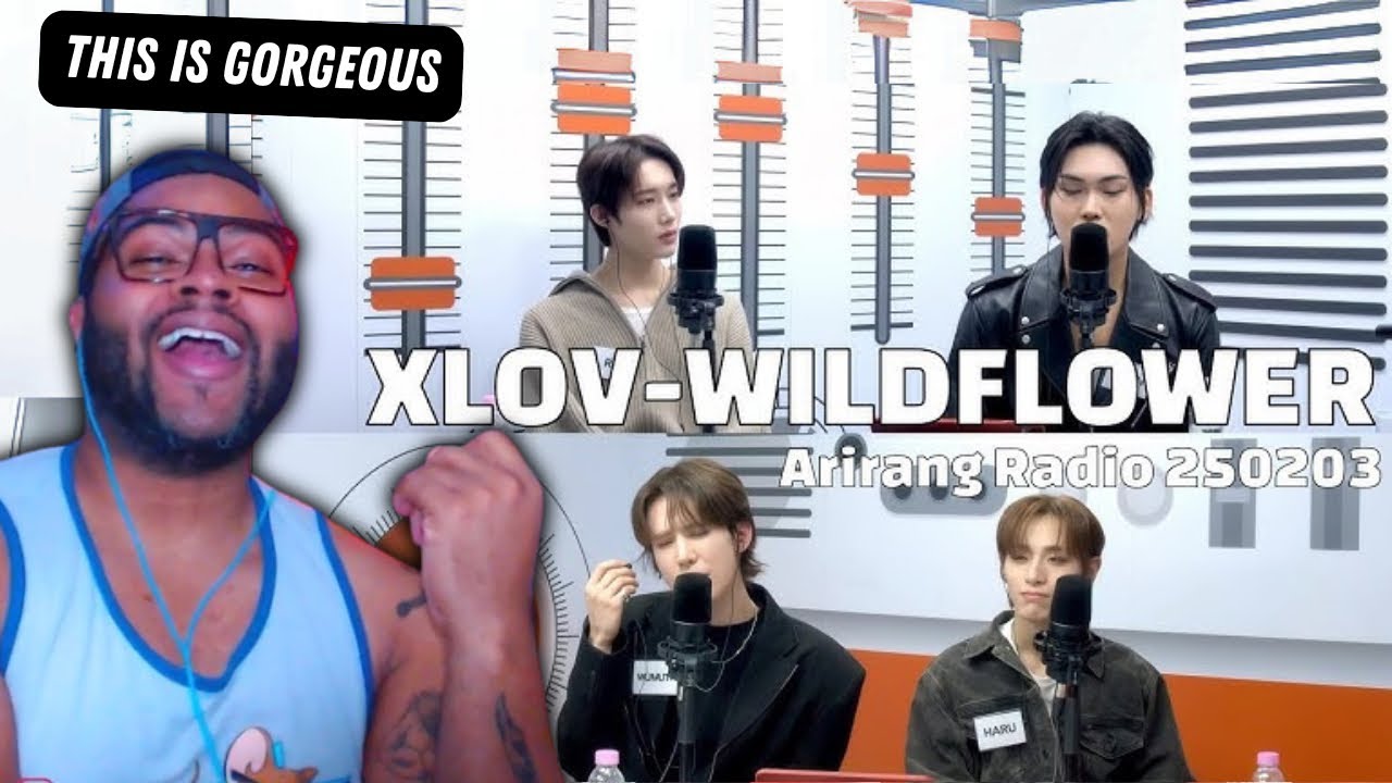 XLOV 엑스러브 - 'Wildflower' (Live on Arirang Radio) | REACTION