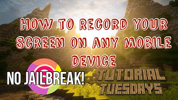 How to Record your Screen on your IOS Device: NO JAILBREAK!