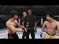 Bruce Lee vs. Manny Pacquiao (EA sports UFC 3) - CPU vs. CPU - Crazy UFC 👊🤪