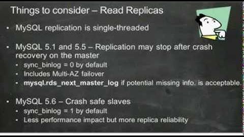AWS Webcast - Amazon RDS for MySQL: Best Practices for Performance and Data Migration