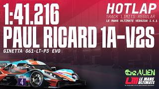 Le Mans Ultimate Hotlap: Ginetta G61-LT-P3 Evo @ Paul Ricard 1A-V2-Short (1.4.1.2)