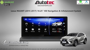 Lexus NX200T (2015-2017) 10.25" HD Navigation System Product Demonstratrion VIdeo
