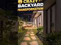 Crazy Backyard Restoration 😱 #shorts #renovation #backyard #restoration