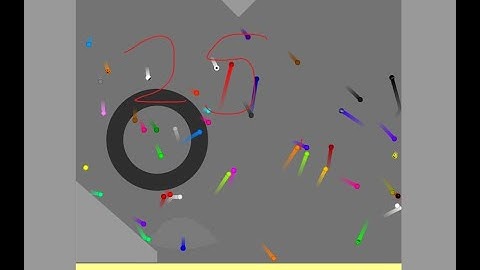 25 Times Elimination | Algodoo Marble Race