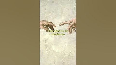 The Ultimate Choice | Hidden Meaning in Michelangelo’s Creation of Adam #shorts