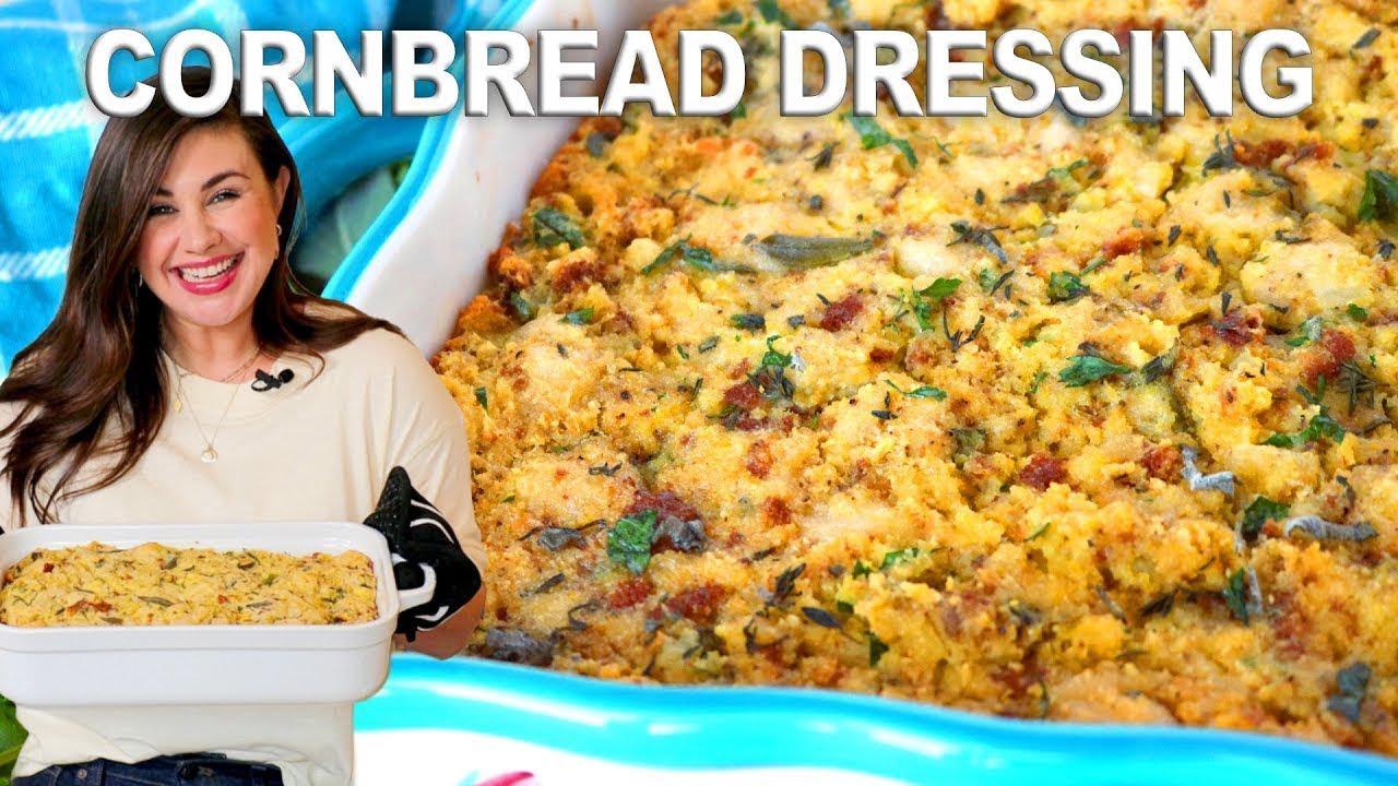 The Best Southern Cornbread Dressing - Everyday Eileen