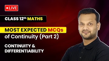 Continuity & Differentiability - Most Expected MCQ