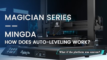 How does Auto Leveling Work on Mingda Magician Series 3D Printer?