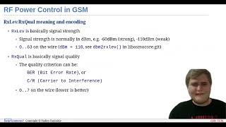 OsmoDevCall - MS/BS Power Control in OsmoBSC and OsmoBTS