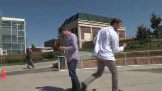 Distracted Walking Course on the UNMC campus