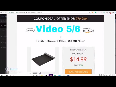 How To Set Up A Landing Page With Amazon Coupon Codes & Facebook Pixel