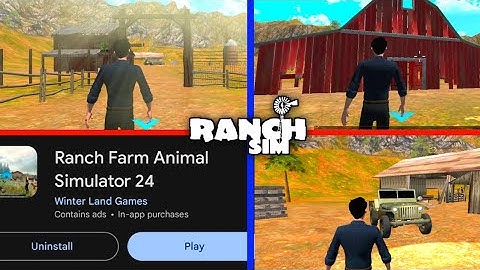 FINALLY RANCH SIMULATOR ANDROID VERSION RELEASED ON PLAYSTORE || RANCH SIMULATOR MOBILE