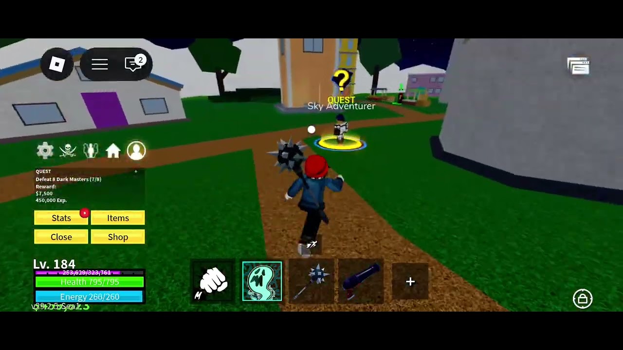 BloxFruit Darkmaster grinding LVL189!!!