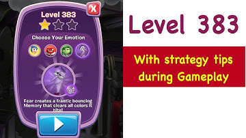 Inside Out Thought Bubbles Level 383 Tips and Strategy Gameplay Walkthrough
