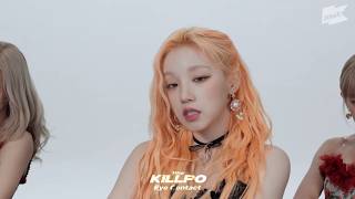 [VR] EyeContact Ver 👀 여자아이들GI DLE   Nxde  ｜ 1theKILLPO ｜ 원더킬포 ｜ Facecam ｜ Converted 8K 60FPS 3D VR
