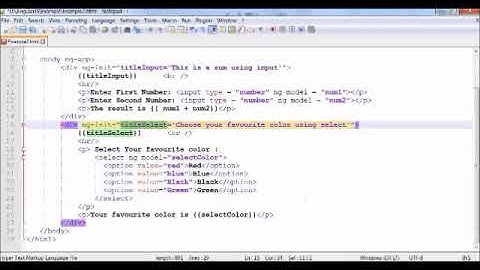 AngularJs In Hindi - part 3 (ng-model )