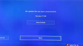 Sony PSN system software update version 11.00