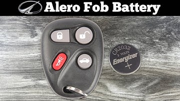 2001 - 2004 Oldsmobile Alero Key Fob Battery Replacement - How To Change Replace Remote Batteries