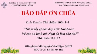 HTTL BÌNH TRỊ ĐÔNG - Chương Trình Thờ Phượng Chúa - 29/10/2023