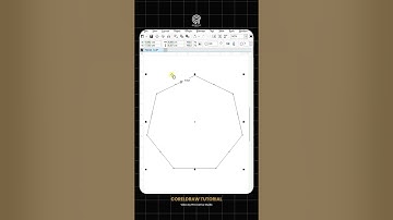 CorelDraw Tips | Use Polygon Tool #coreldraw #design  #graphicdesigner