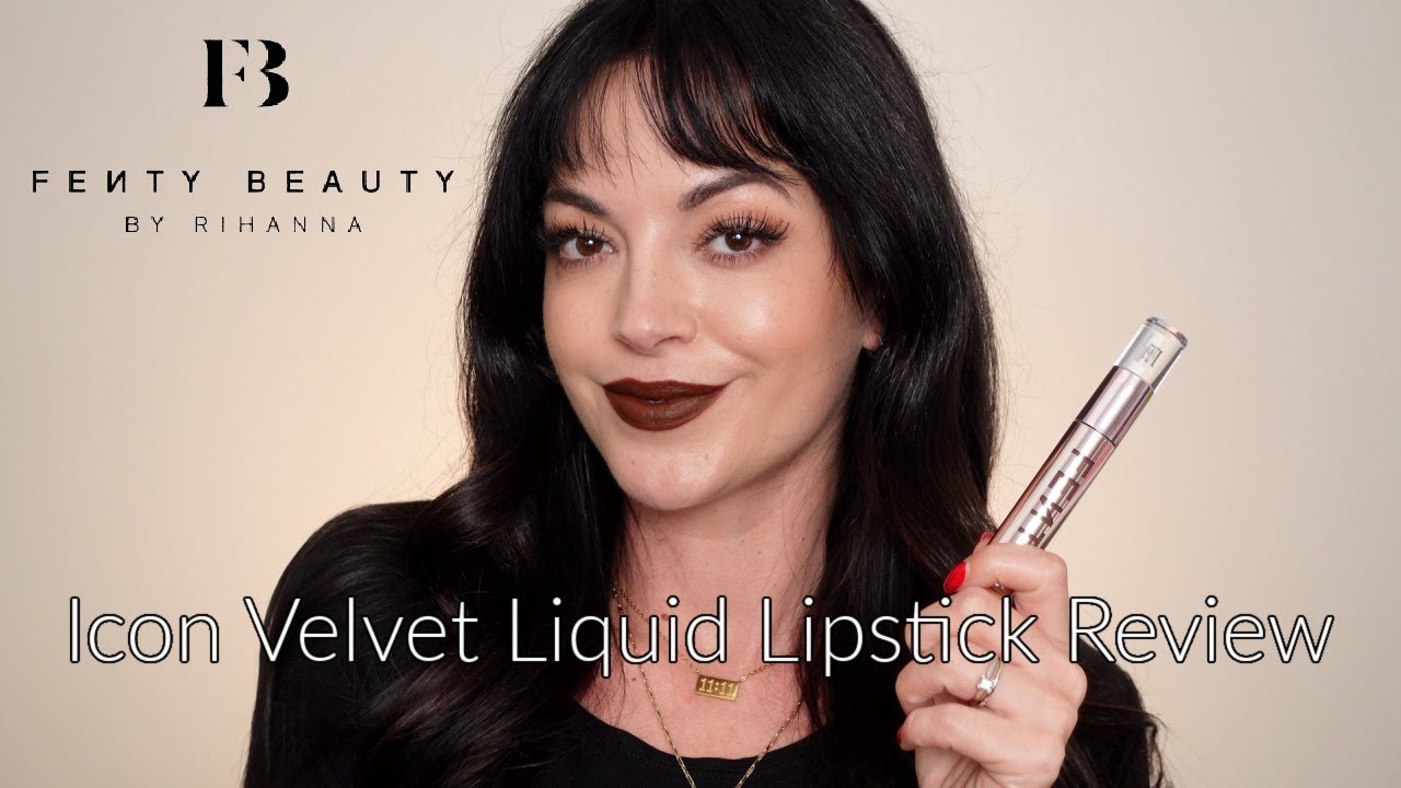 Fenty Beauty Icon Velvet Liquid Lipstick Review Swatch - MPV