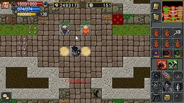 4 Char How To Open Gate/Trap King Musco, Boss Banuna Avarro/Gonius || TibiaME w2