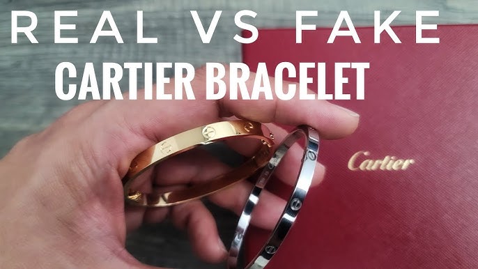 Cartier Love Bracelet How To Spot Fake. Real Vs Fake Cartier Bracelet -  Youtube